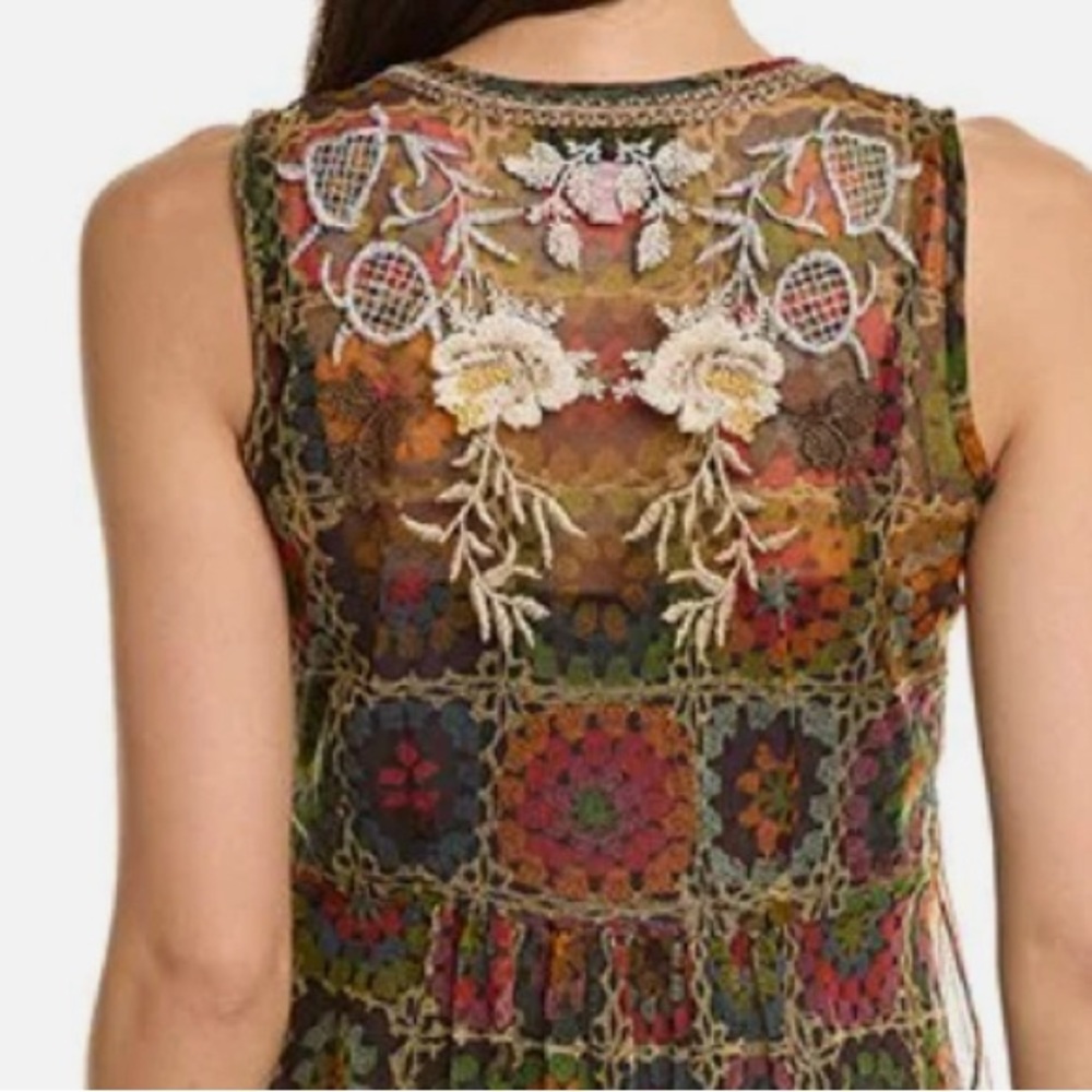 Johnny Was Bitola Mesh Dress. New with tags. - Picture 7 of 12